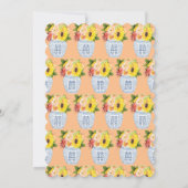 Herfst in Love Autumn Flowers in Vase Vrijgezellen Kaart (Achterkant)