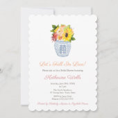 Herfst in Love Autumn Flowers in Vase Vrijgezellen Kaart (Voorkant)