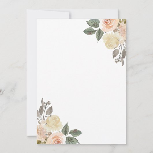 Herfst in Love Autumn Harvest Pumpkin 1e Verjaarda Kaart (Achterkant)