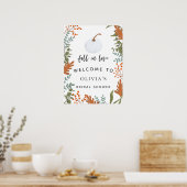 Herfst in Love Autumn Vrijgezellenfeest Welcome Si Poster (Keuken)