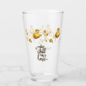 Herfst in Love Autumn Wedding Glas (Voorkant)