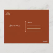 HERFST IN LOVE Autumn Whimsical BEDANKKAART Briefkaart (Achterkant)