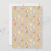 Herfst in Love Autumn Wreath Baby shower by Mail Kaart (Achterkant)