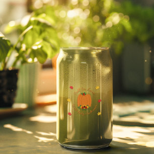 Herfst in Love Baby shower Blikvorm Glas