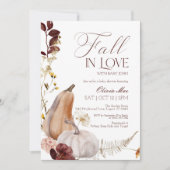 Herfst in Love Baby shower Invitation Bedankkaart (Voorkant)