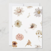 Herfst in Love Baby shower Invitation Bedankkaart (Achterkant)