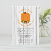 Herfst in Love Baby shower Kaart (Staand voorkant)