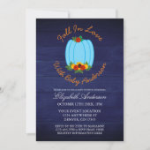 Herfst in Love Baby shower Kaart (Voorkant)