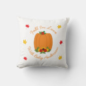 Herfst in Love Baby shower Kussen (Voorkant)