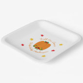 Herfst in Love Baby shower Papieren Bordje (Gebogen)