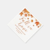 Herfst in Love Baby shower Servet (Hoek)