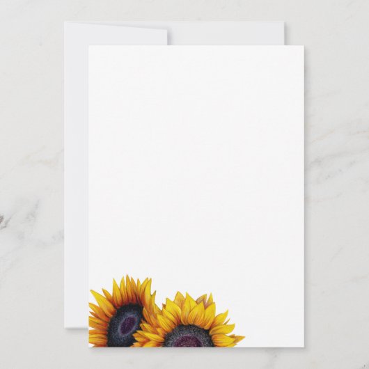 Herfst in Love bloemenpompoen rustiek vrijgezellen Kaart (Achterkant)