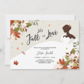 Herfst in Love Bridal doucheuitnodiging Rustige Dr Kaart (Voorkant)