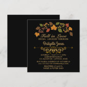 Herfst in Love Bridal Luncheon Autumn Wedding Show Kaart (Voorkant / Achterkant)