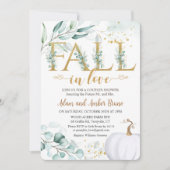 Herfst in Love Bridal Shower Kaart (Voorkant)