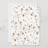 Herfst in Love Bridal Shower Kaart (Achterkant)