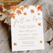 Herfst in Love Bridal Shower Kaart
