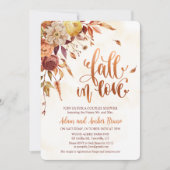 Herfst in Love Bridal Shower Kaart (Voorkant)