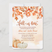 Herfst in Love Bridal Shower Kaart (Voorkant)