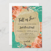 Herfst in Love Bridal Shower Uitnodiging (Voorkant / Achterkant)