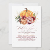 Herfst in Love Bridal Shower Uitnodiging (Voorkant)