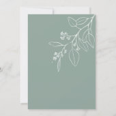 Herfst in Love Bridal Shower Uitnodiging (Achterkant)