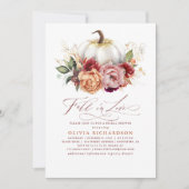 Herfst in Love Bridal Shower Uitnodiging (Voorkant)