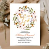 Herfst in Love Bridal Shower Uitnodiging