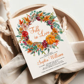 Herfst in Love Bridal Shower Uitnodiging