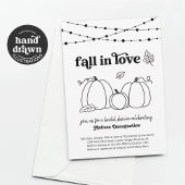 Herfst in Love Bridal Shower Uitnodiging