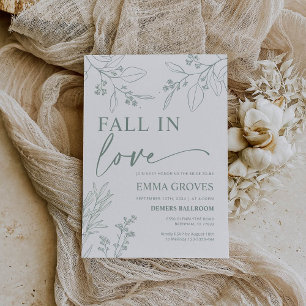 Herfst in Love Bridal Shower Uitnodiging