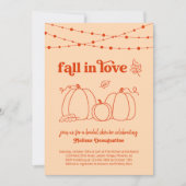 Herfst in Love Bridal Shower Uitnodiging (Voorkant)