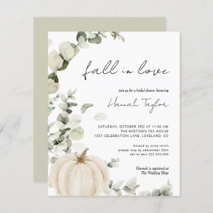 Herfst In Love Budget Bridal Shower