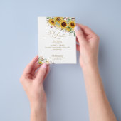 Herfst In Love Budget Bruidsdouche Uitnodigingen Flyer (Hand)