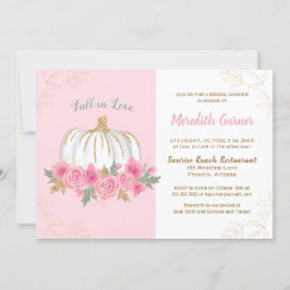 Herfst in Love Chic Autumn Pumpkin Vrijgezellenfee Kaart