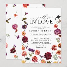  Herfst in Love Garden Flowers Vrijgezellenfeest Kaart