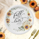 Herfst in Love Greenery Sunflower Vrijgezellenfees Papieren Bordje<br><div class="desc">Mooie groene zonnebloemen hebben een bord van vrijgezellenfeest dat aan de herfst is gekoppeld. Eenvoudig aan te passen met uw details. Neem contact met me op via chat als je vragen hebt over het kunstwerk of je moet aanpassen. OPMERKING: voor hulp bij bestellingen, verzendgegevens, productinformatie, enz., neemt u rechtstreeks contact...</div>