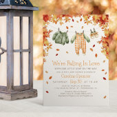 Herfst In Love Herfst Baby shower Uitnodiging