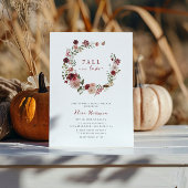 Herfst In Love Herfst Bloemenkrans Vrijgezellenfee Kaart