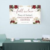 Herfst in Love Herfst Floral Pumpkin Verloving Sho Spandoek (Beurs)