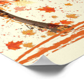 Herfst in Love Herfst Vrijgezellenfeest Welcome Si Poster (Hoek)