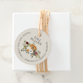 Herfst in Love Ivory Vrijgezellenfeest Bedankjes Labels (In situ)