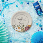 Herfst in Love Ivory Vrijgezellenfeest Paper Papieren Bordje (Feest)