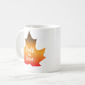 Herfst in Love Leaf Koffiemok (Voorkant links)
