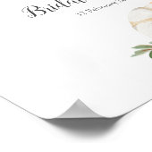 Herfst in Love Marsala Pumpkin Welcome Sign Poster (Hoek)