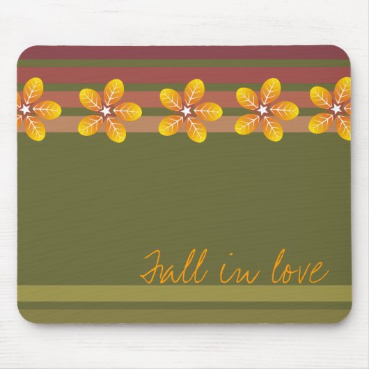 Herfst in Love Mousepad Muismat (Voorkant)