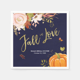 Herfst in Love Napkins Bridal Herfst Baby shower Servet