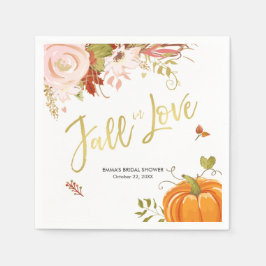 Herfst in Love Napkins Bridal Herfst Baby shower Servet