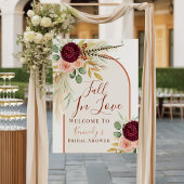 Herfst In Love Pampas Floral Vrijgezellenfeest Wel Poster