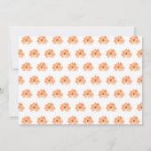 Herfst in Love Pumpkin Baby shower Invitation Kaart (Achterkant)